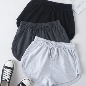 Women's Charcoal Casual Shorts